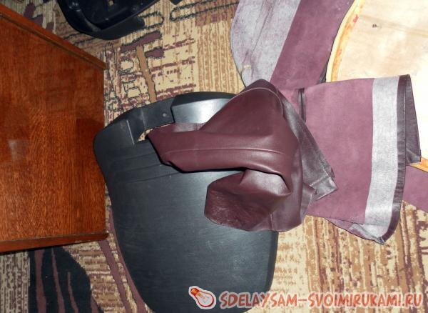 Перетяжка компьютерного кресла своими руками
