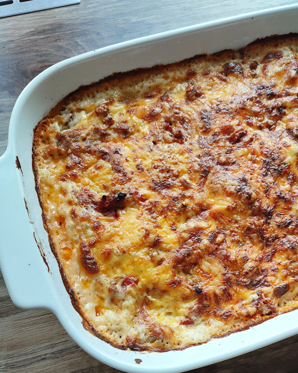 Лазанья с соусом бешамель
