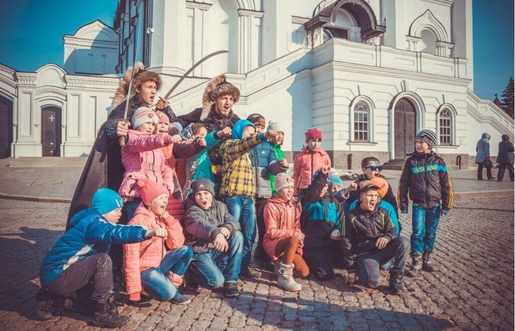 Туристы в казани