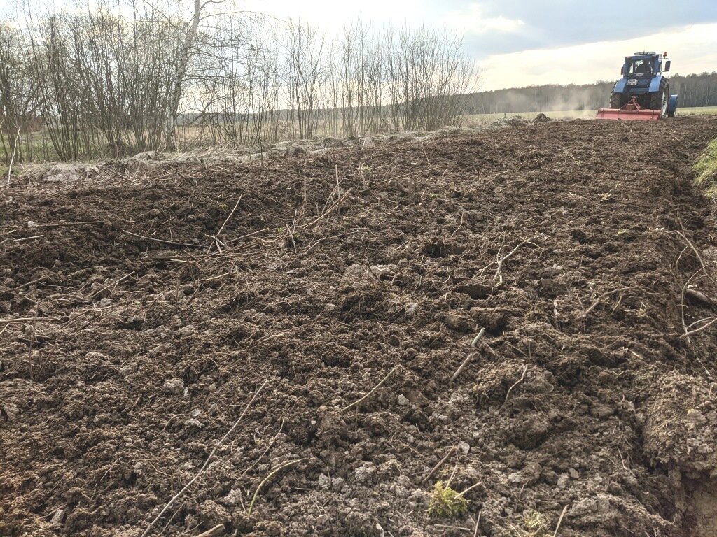 первый проход после плуга