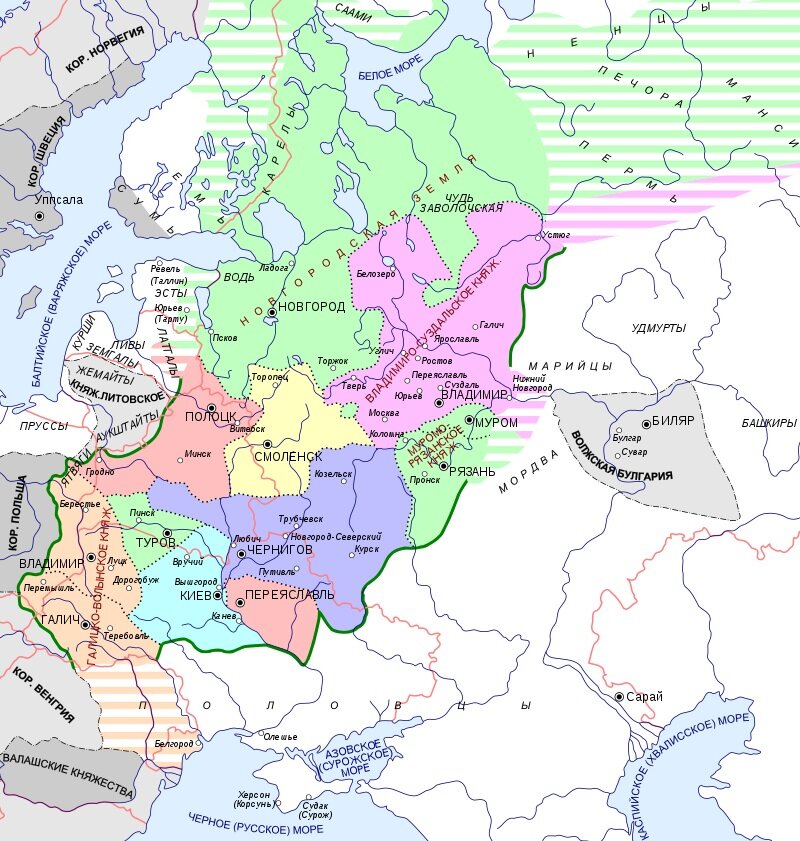 Древняя Русь в 1237 году, накануне Батыева нашествия