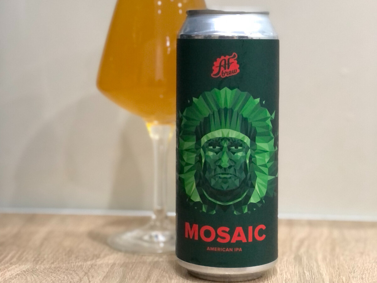 Mosaic IPA от AF Brew. Первый российский IPA на хмеле Mosaic | Пиво Патруль  | Дзен