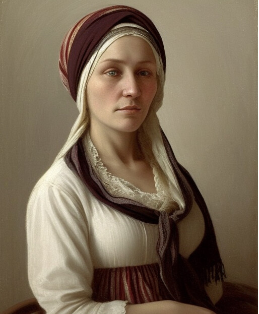 Так могла выглядеть Анна Ивановна, тётка Добрыни. 