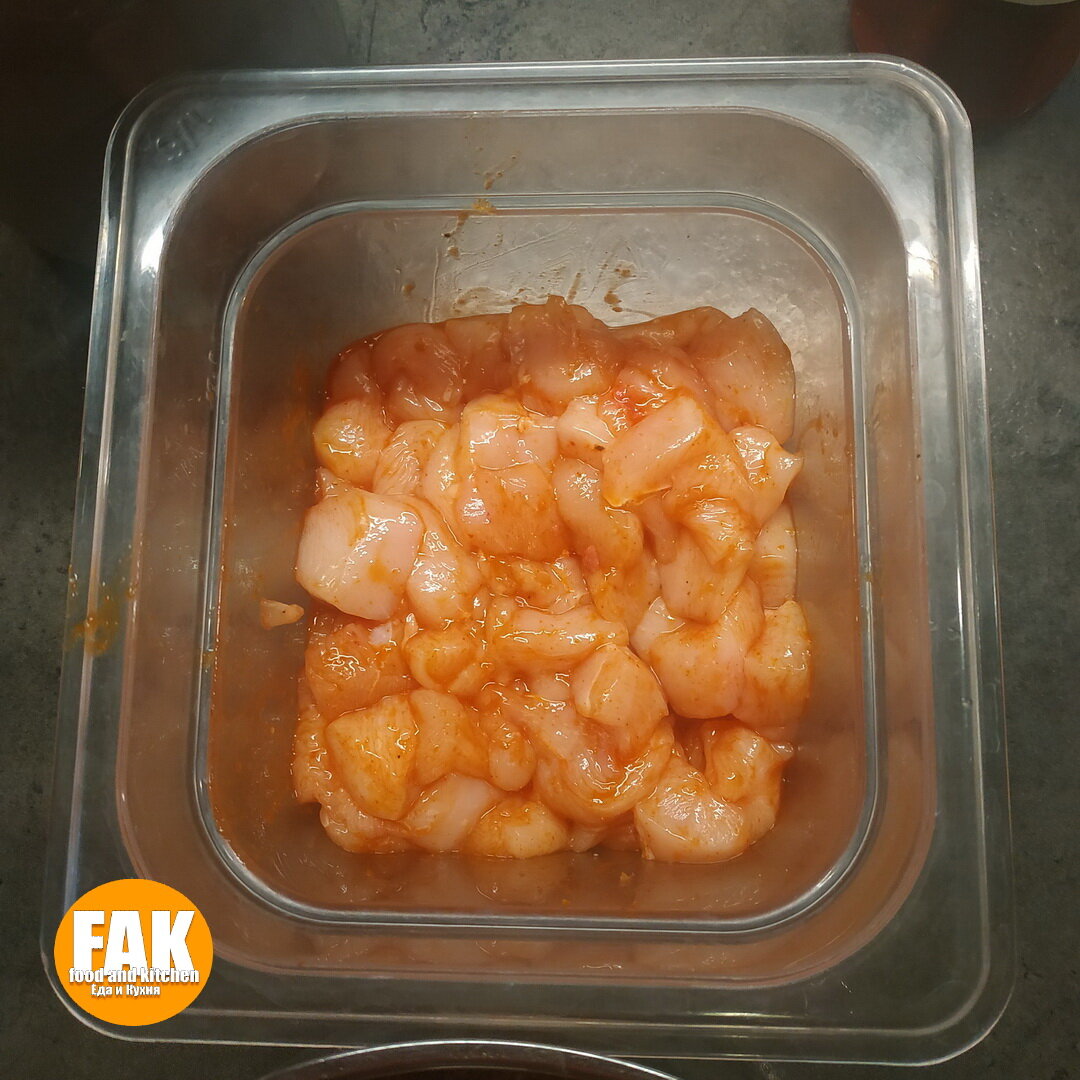 Маринованное куриное филе