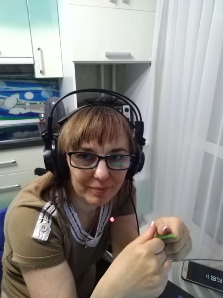 Это я во время работы 