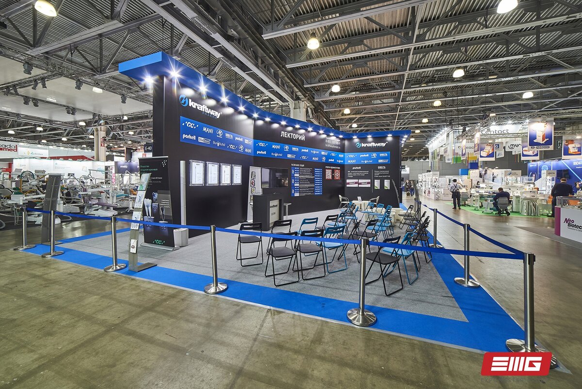 Стенд для компании "Kraftway" от EXPOMASTER GROUP