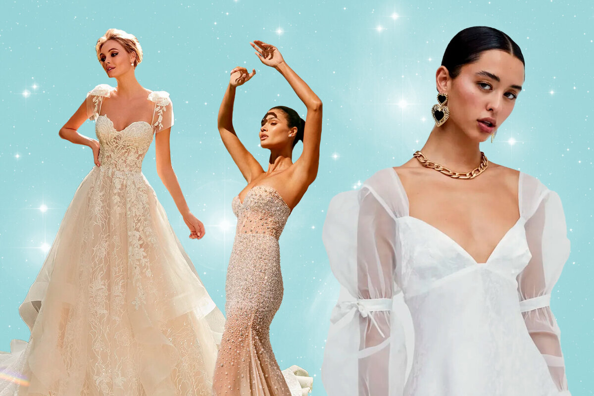     Идеальное свадебное платье по знаку зодиака. Какой вас видят звёзды — готичной принцессой или «голой» невестой?