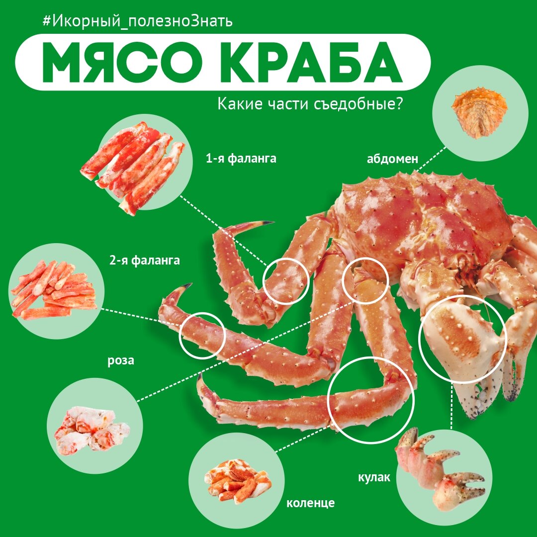 Самые ценные и вкусные части краба: выбираем правильно | Икорный | Дзен