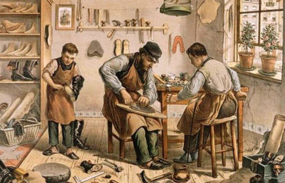 Мастера-ремесленники. Из открытого доступа Яндекс Картинки