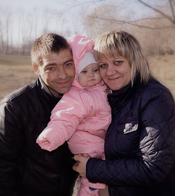 Оксана, Вячеслав и их дочка