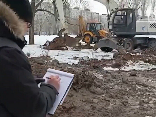     Место трагедии. Кадр с видео: Следственный комитет