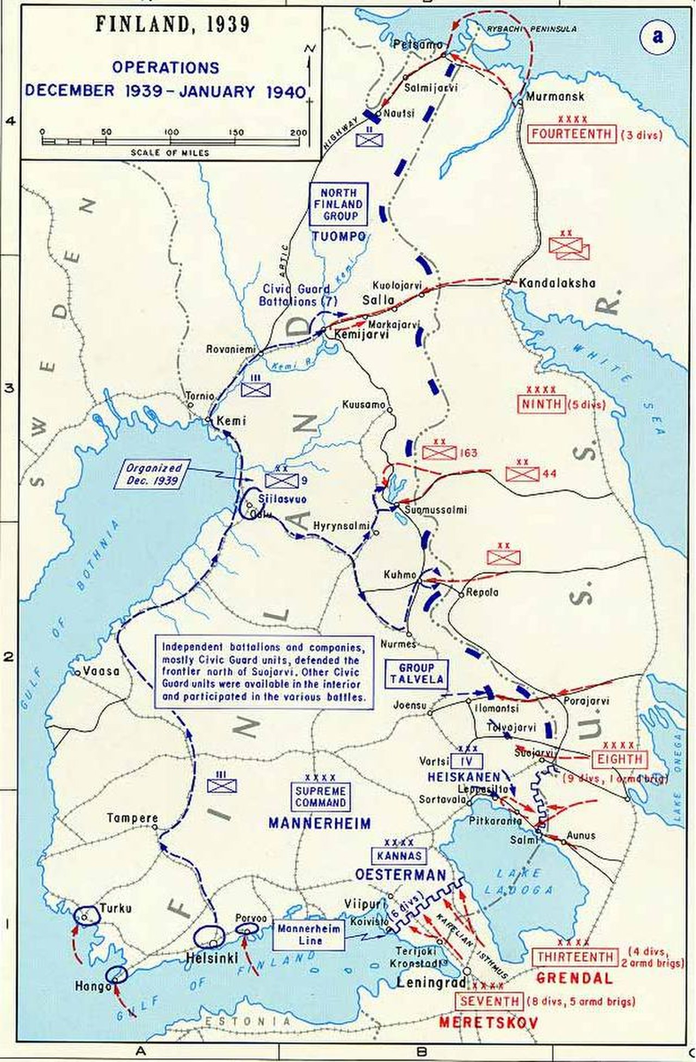 Граница ссср финляндия до 1939 года подробная карта