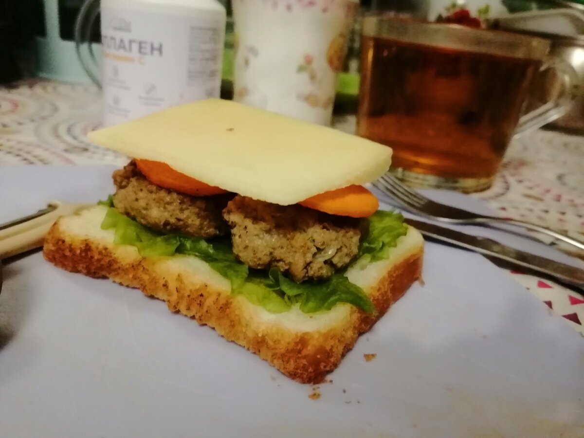 Иногда ужин выглядит так