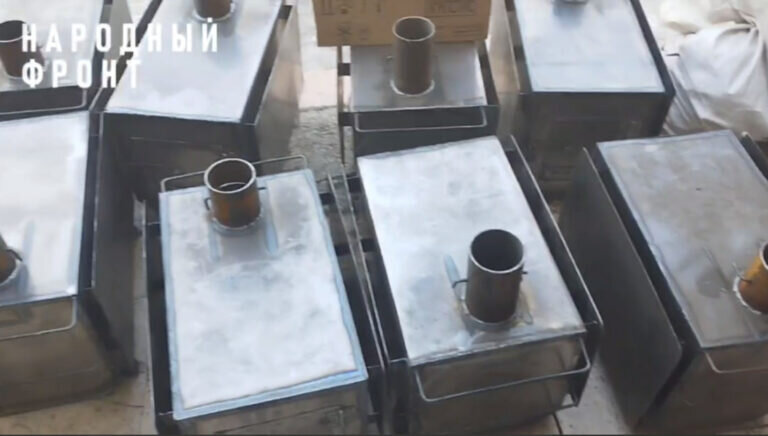    Оренбуржцы изготовили для военнослужащих в зоне СВО 35 печей-буржуек Андрей Севостьянов