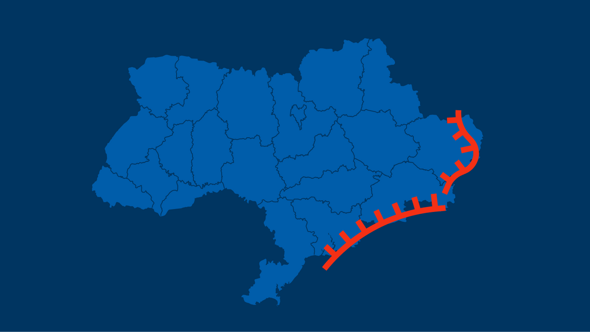    Карта спецоперации Вооруженных сил России на Украине© РИА Новости, Инфографика