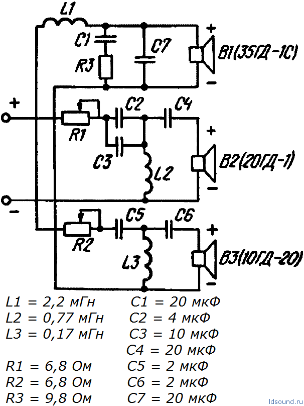 Фильтр 35ас 1 схема