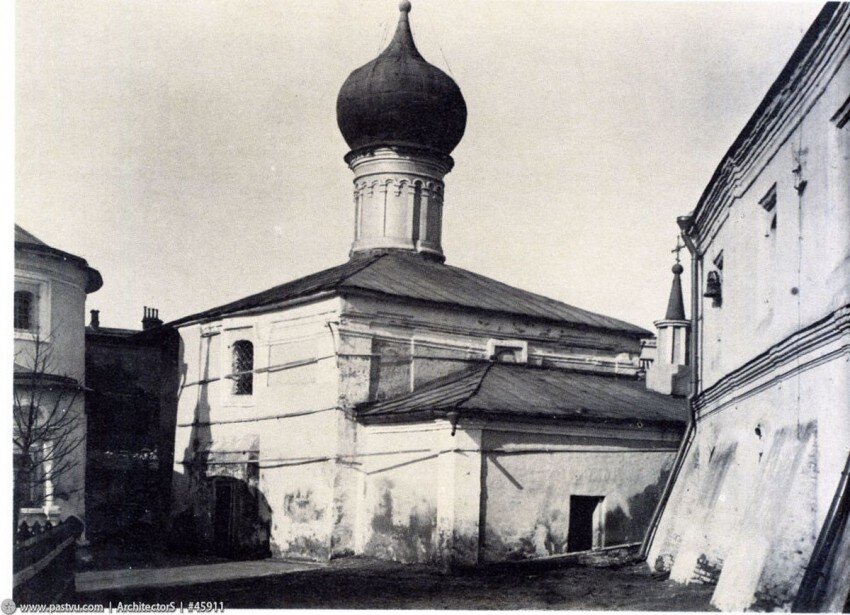 Церковь Марии Египетской из двора Сретенского монастыря (утрачена), 1923 год. retromap.ru