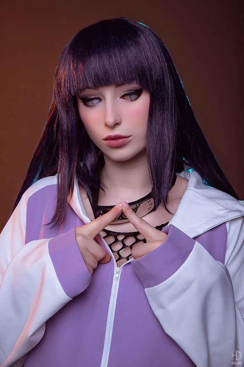 Косплей на Хинату из «Наруто». Персонаж: Хината. Косплей: Lady Melamori. Фотограф: KeyDou. Источник: vk.com/melamoricosplay   📷