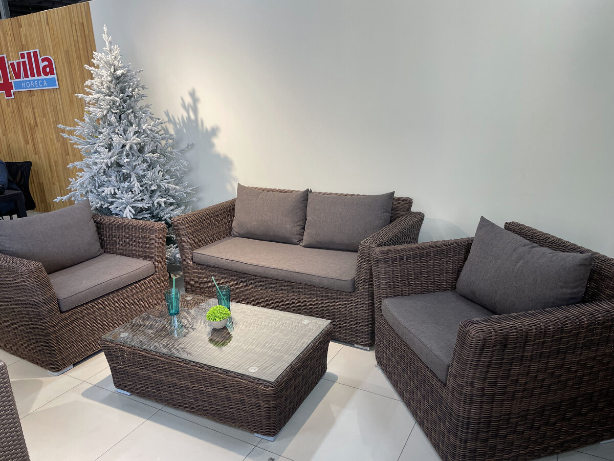 Лаунж-зона "Капучино Сингл", цвет коричневый