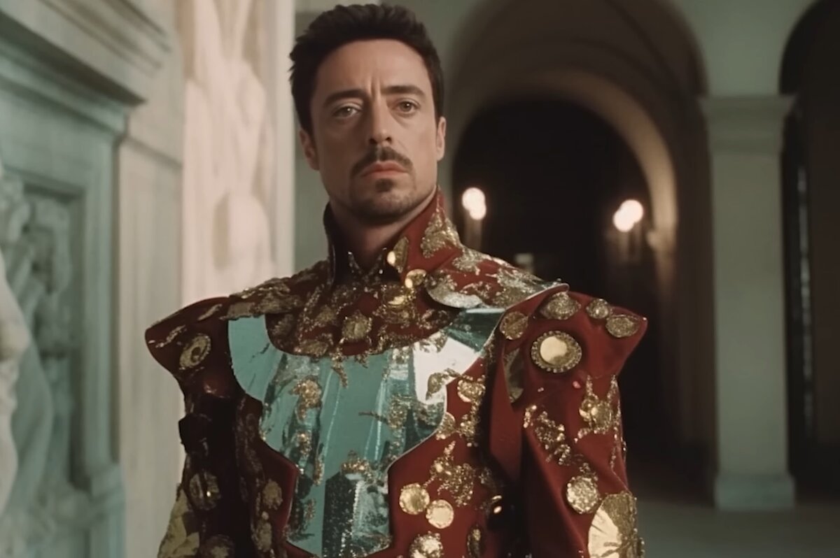    Железный человек в GucciYouTube