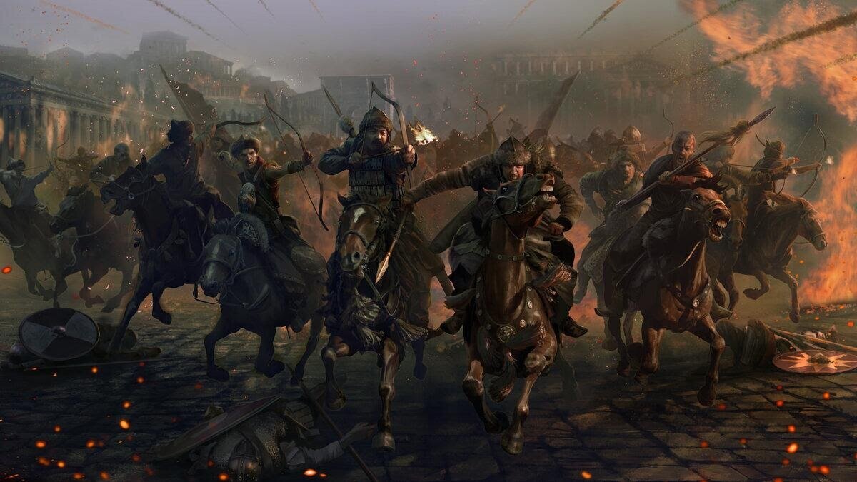 Войско гуннов. Арт из игры «Total War: Attila».