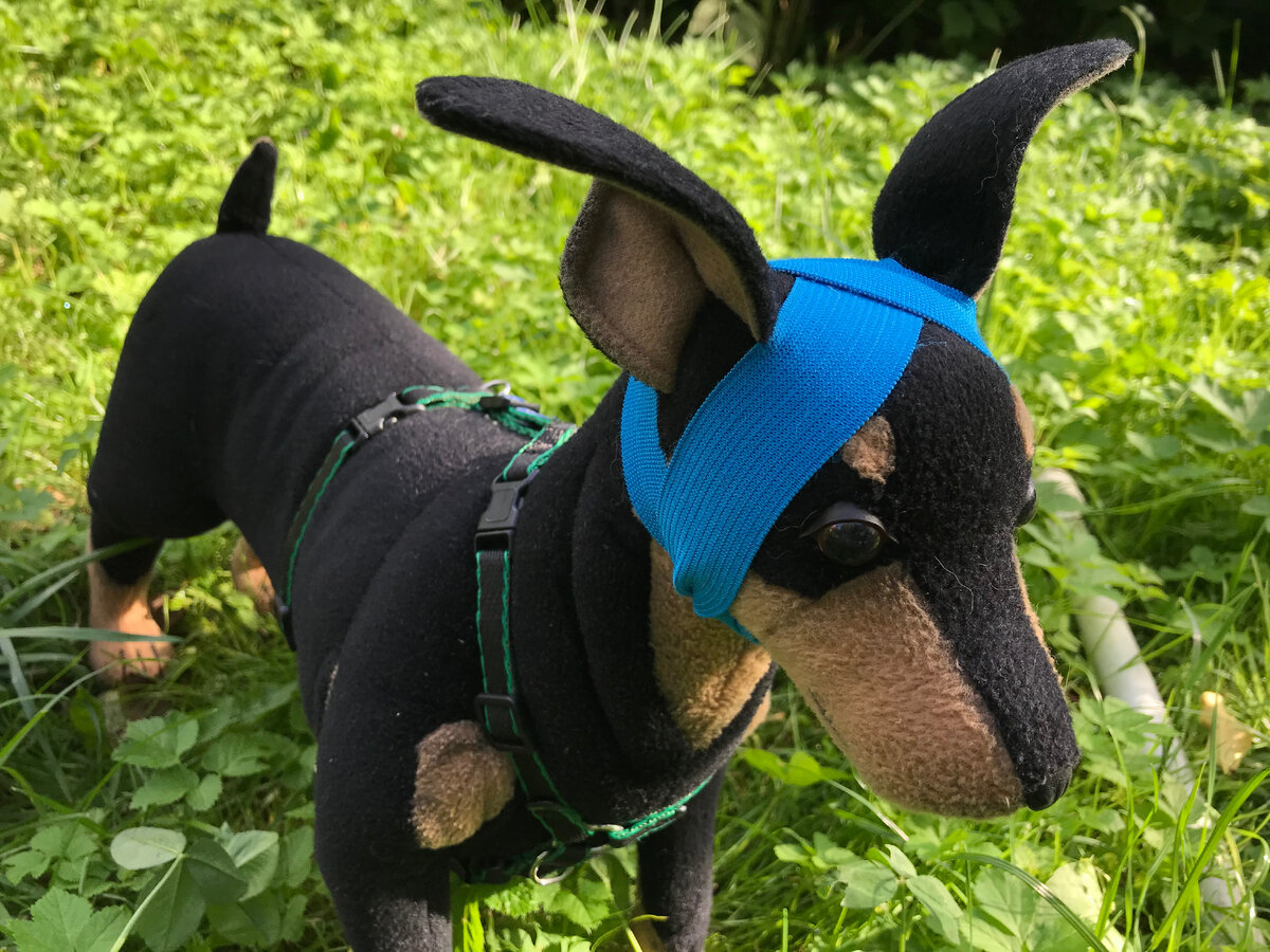 В этой конфигурации обертывание располагается только на голове, на шее ленты нет