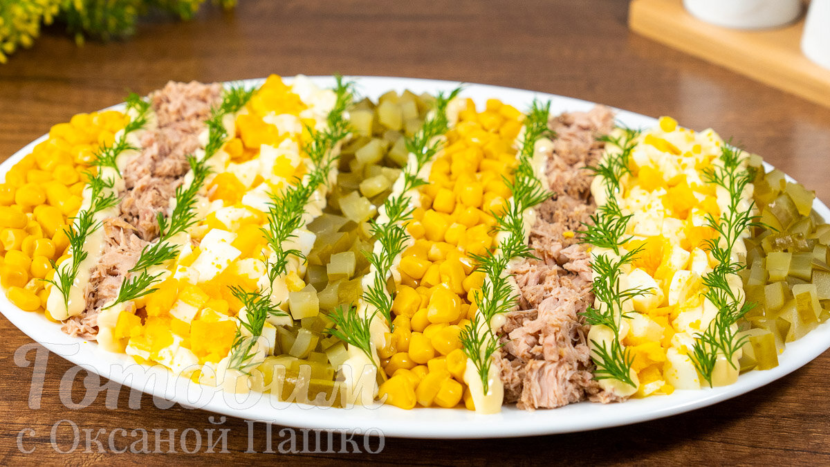 Салат из консервированого тунца, вкусных рецептов с фото Алимеро
