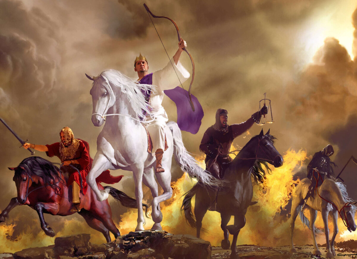 The four horsemen of apocalypse картина