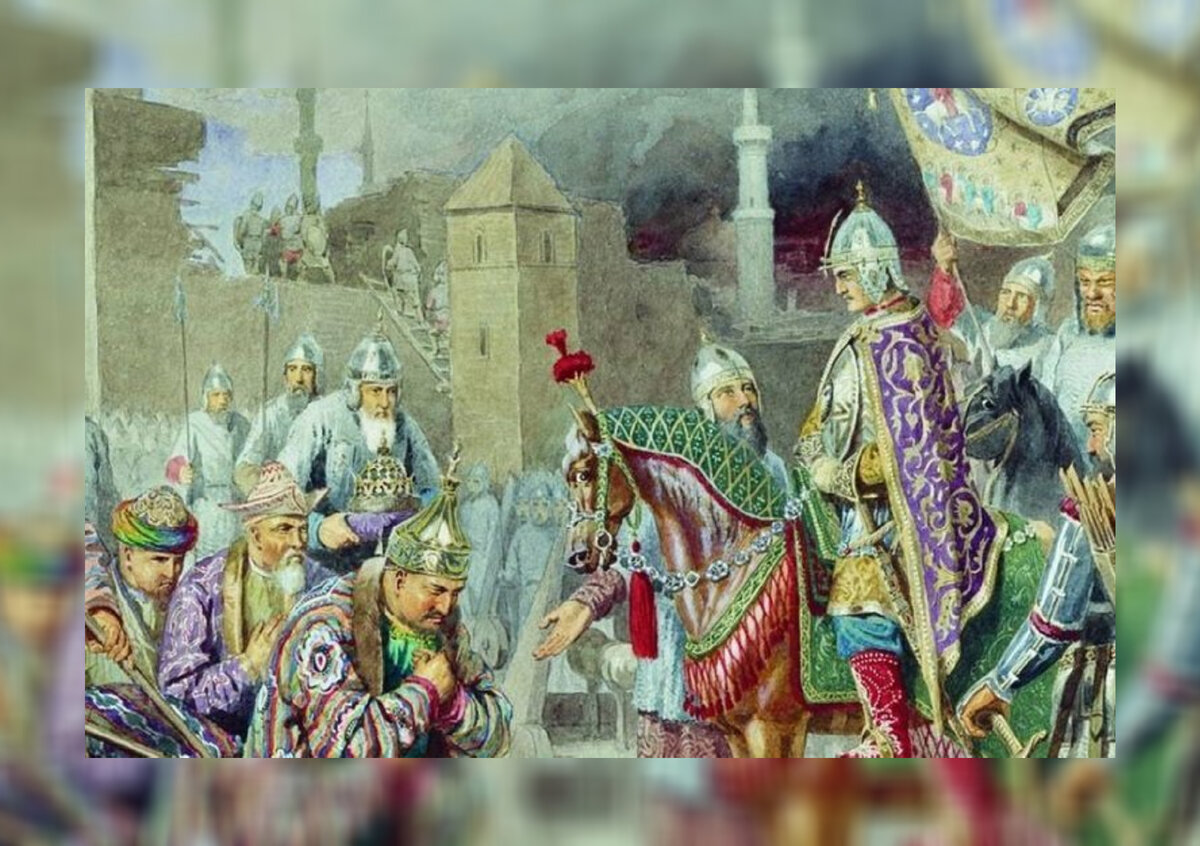 Хана царство. 2 Октября 1552 года взятие Казани. Взятие Казанского ханства Иваном грозным.