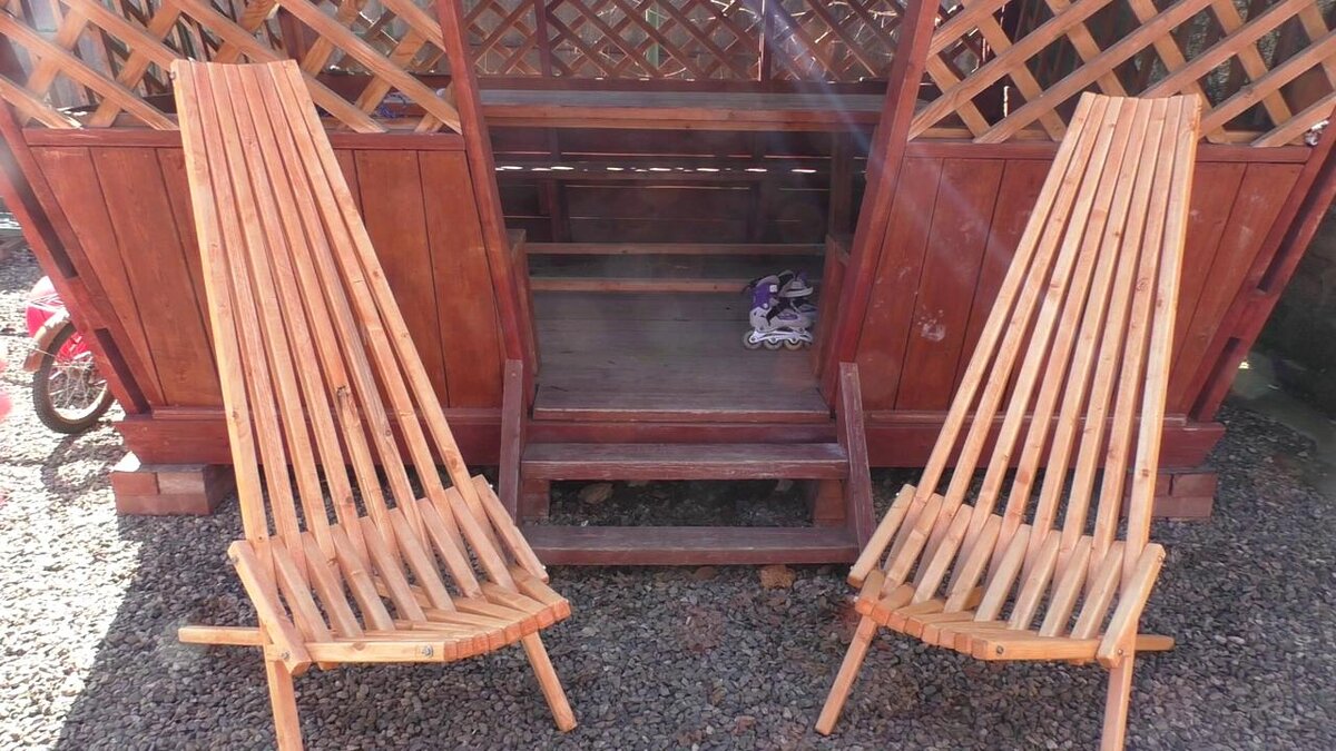 Самодельные садовые стулья на которых можно хорошо заработать