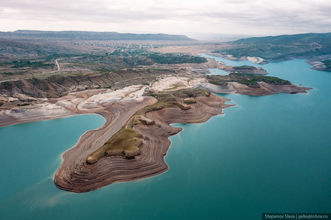 Чиркейская ГЭС И водохранилище