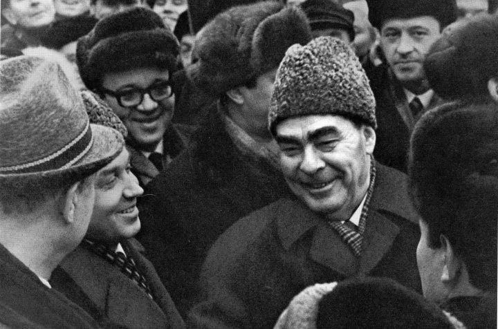      Рядом с Брежневым, фото из открытых источников.