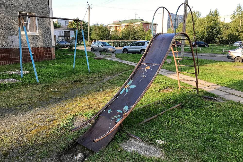 такая вот горка, только с оторванной серединой, а не концом...