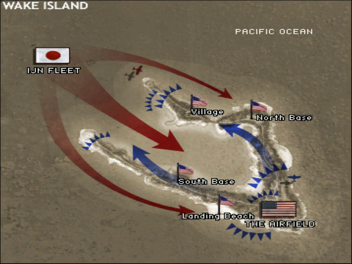 Карта острова Вейк