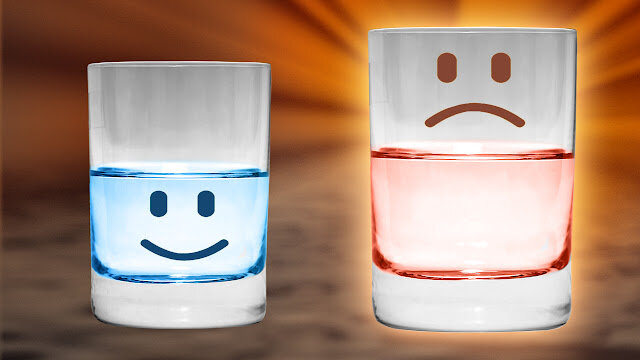 Ваш стакан на половину полон или пуст?