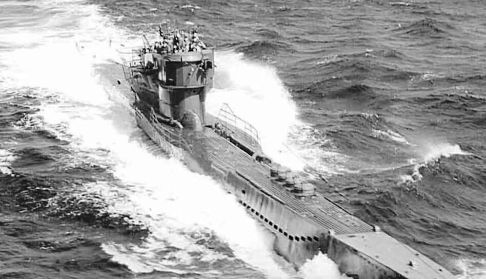 U-1206 в 1944 г. почти за год до гибели