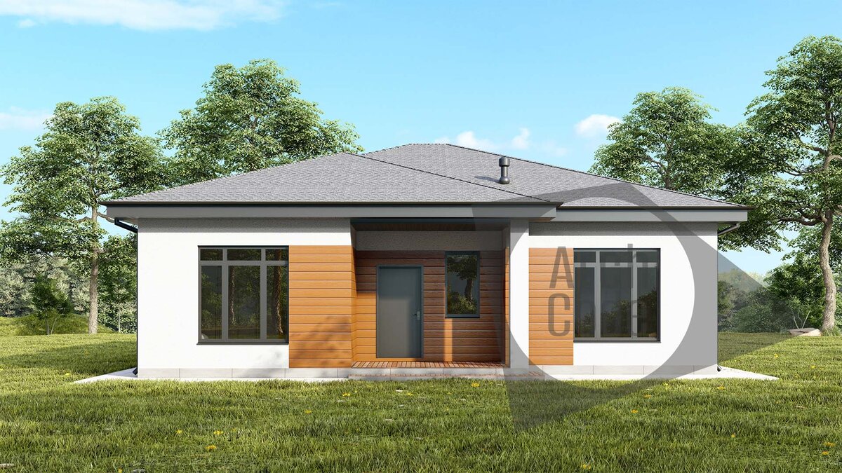 Проект одноэтажного дома Мелиса