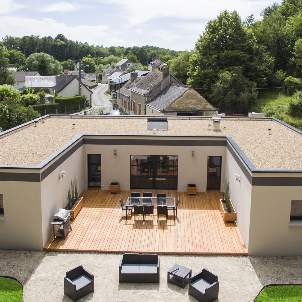 П-образный дом