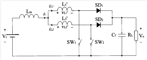 Рис. 2. Эквивалентное представление магнитосвязанного дросселя.