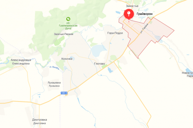    Какое расстояние от Грайворонского округа до границы с Украиной?