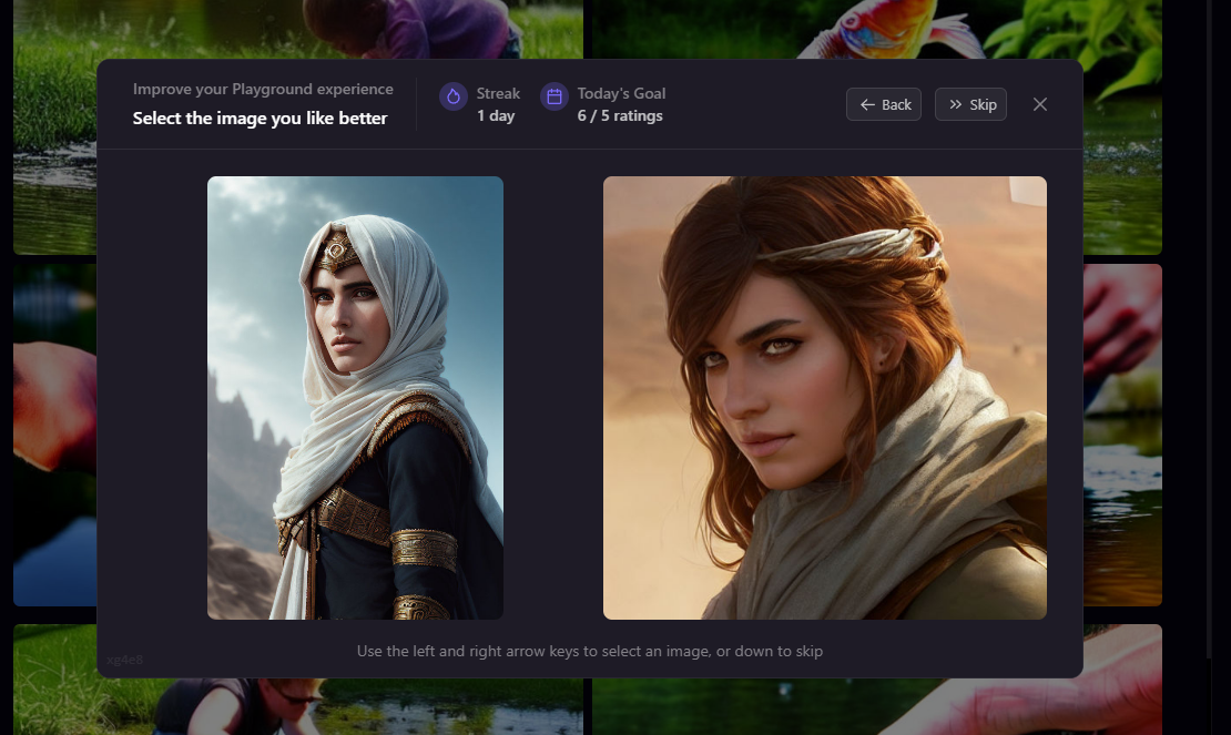 Нужно выбрать картинку, которая мне больше нравится