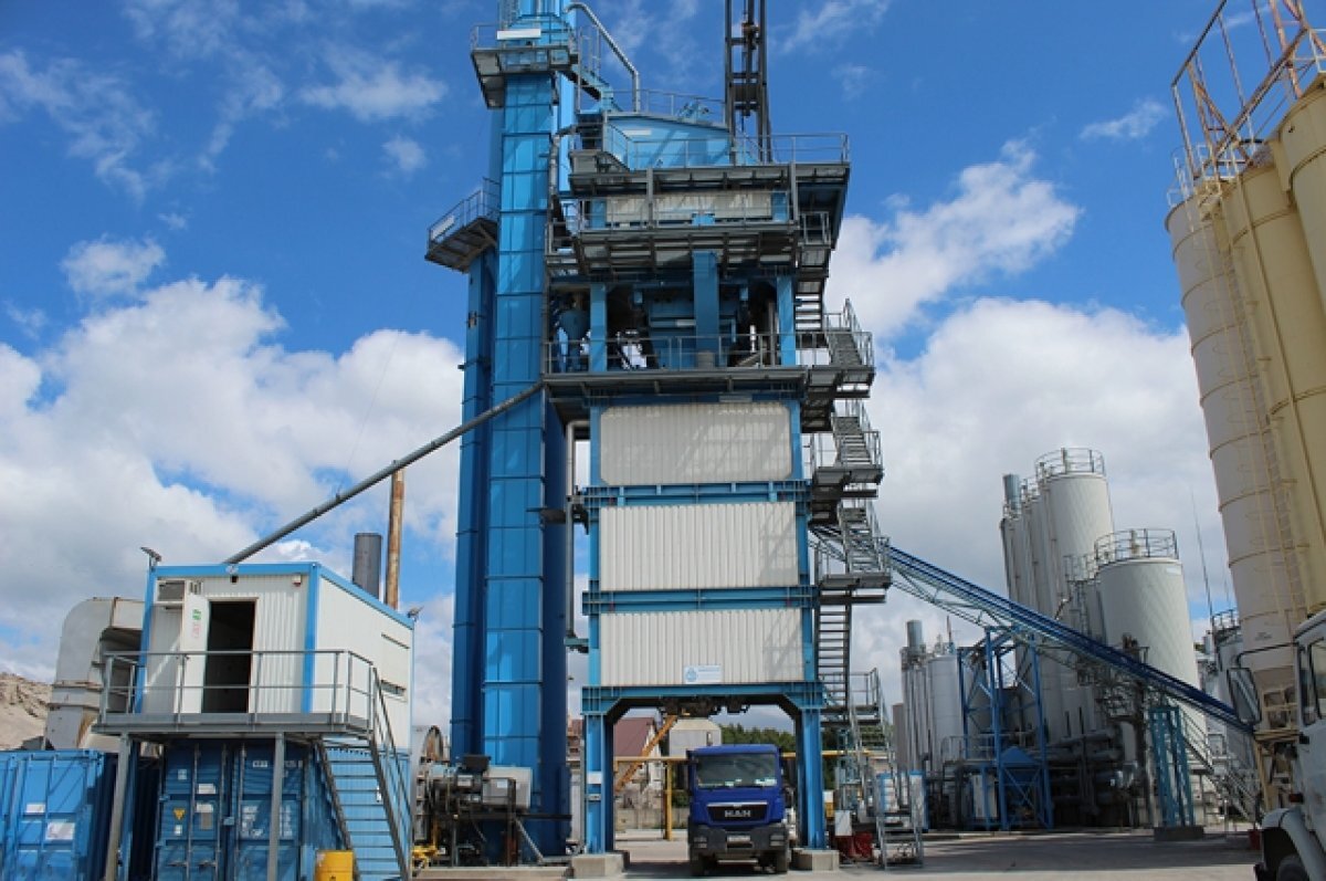    В этом году под Псковом появится новый асфальтобетонный завод