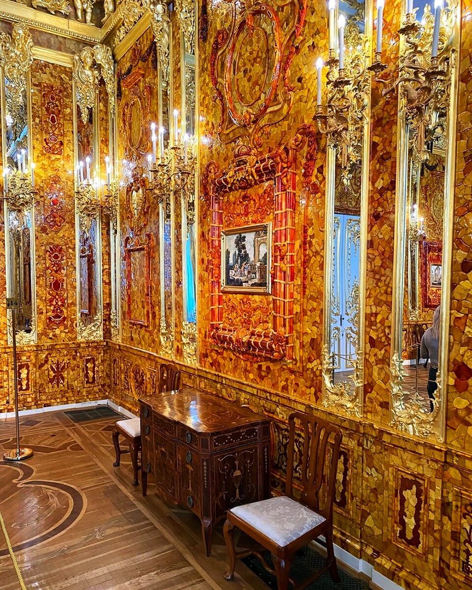 Янтарная комната в санкт петербурге фото