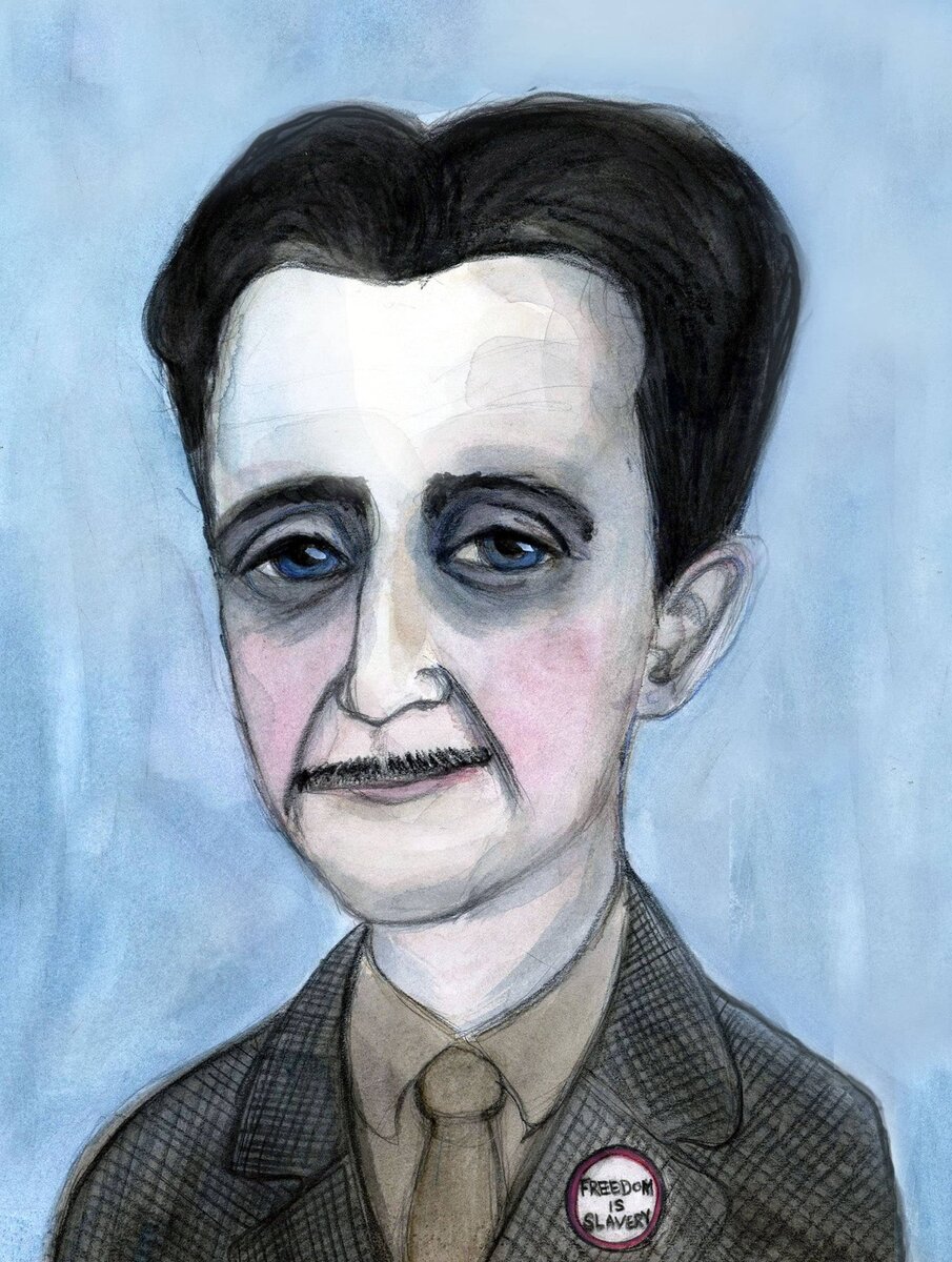 "Джордж Оруэлл" Дебры Стайер, источник Яндекс картинки.
