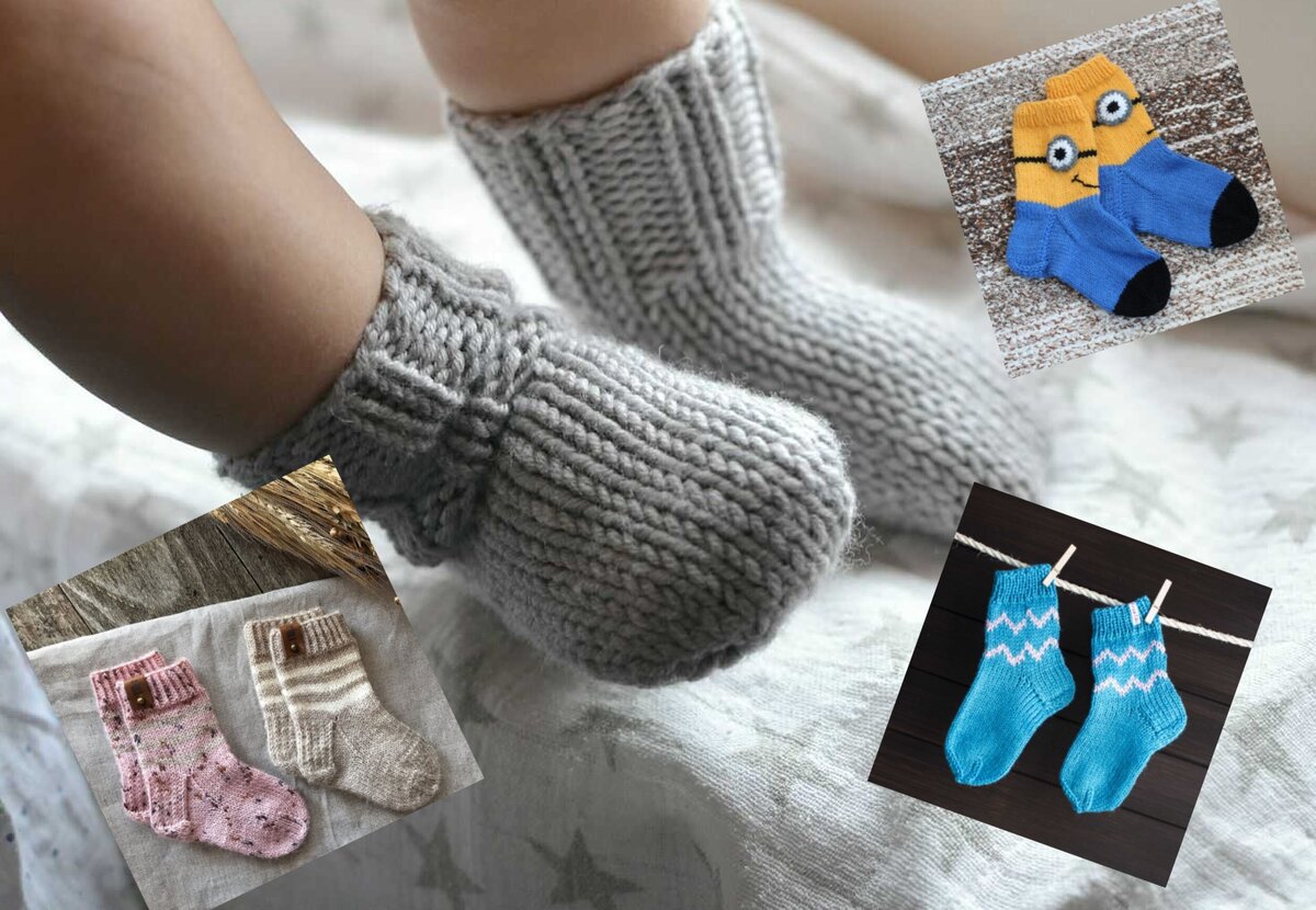 Техника вязания носков для начинающих