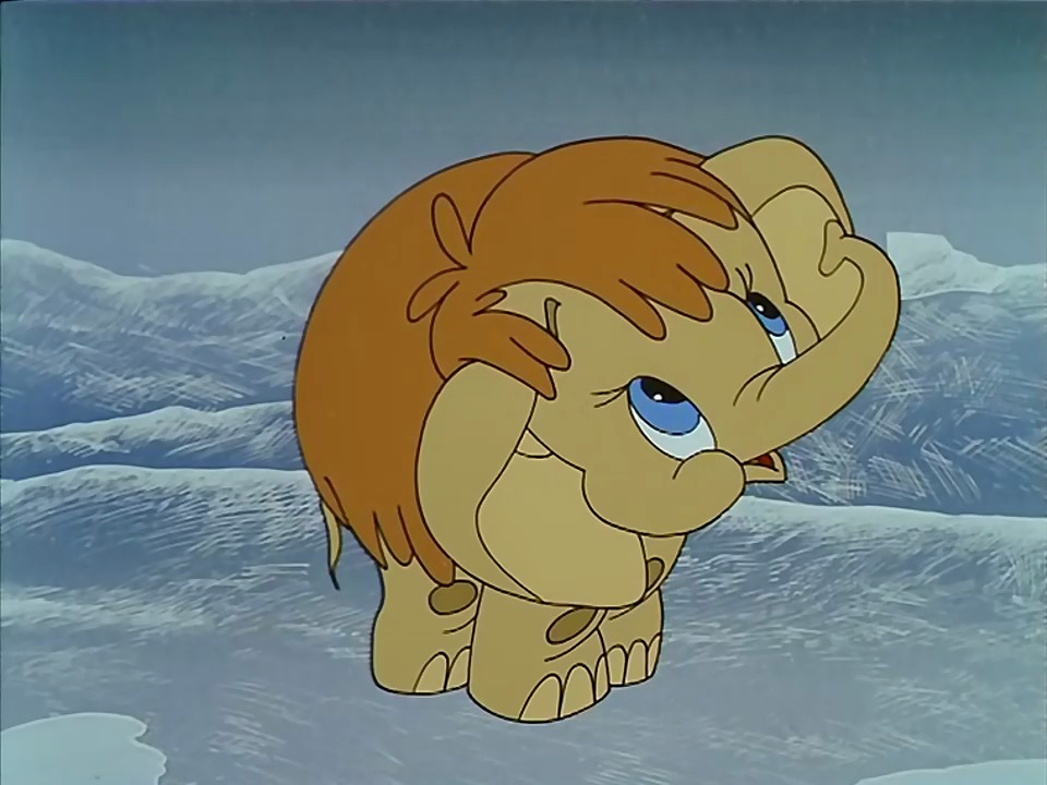 Кадр из мультфильма «Мама для мамонтёнка», 1981 год, режиссер Олег Чуркин