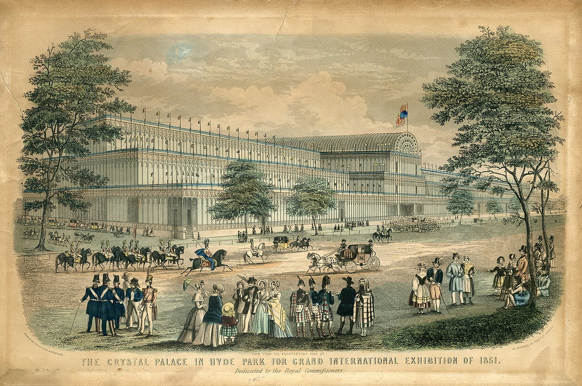 wiki The Crystal Palace in Hyde Park for the Grand International Exhibition of 1851 