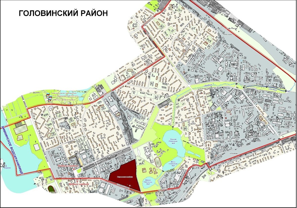 Головинский район карта москвы