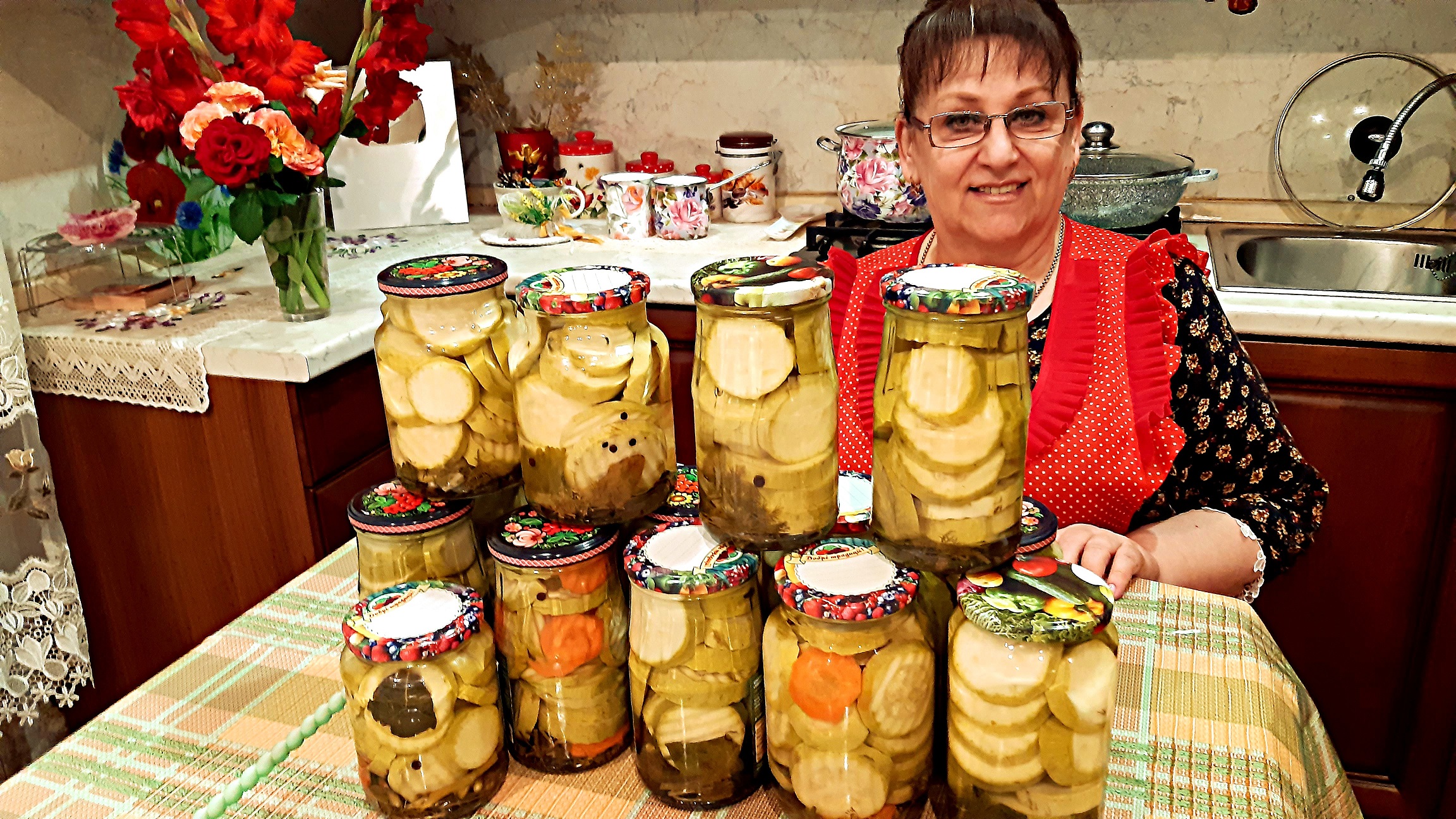 КАБАЧКИ зимой больше НЕ ПОКУПАЮ! Идеальный рецепт маринованных кабачков!  Кабачки на зиму!