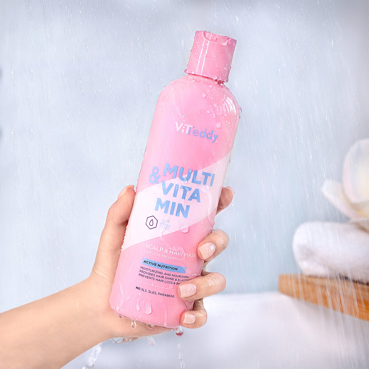 Маска ViTeddy ПРОФИЛАКТИКА ВЫПАДЕНИЯ ВОЛОС (арт: 37587348) идеально подойдет для повседневного домашнего ухода: она глубоко увлажняет и питает волосы, улучшает их структуру на клеточном уровне, предотвращает выпадение, и способствует быстрому росту.